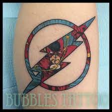 10 Heroic Tattoos Of The Flash Comic Tattoo Flash Tattoo Tattoos