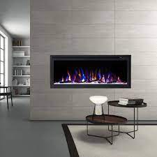 4.7 out of 5 stars 15. Pre Order New Model 42 Slim Trim Black Built In Recessed Wall Mounted Heater Electric Fireplace
