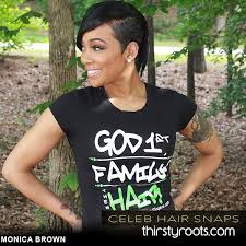 So who think short hairstyles are coolest? Monica Brown Asymmetrical Short Haircut