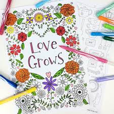 On this page you ll find free samples from my range of printable coloring books and published coloring books which have sold over 3 5 million copies worldwide these coloring pages are also fun for teens tweens and kids. Free Printable Adult Colouring Pages With Inspirational Quotes Daisies Pie