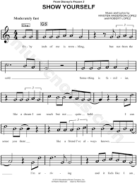 Easy beginning violin fiddle sheet music. Show Yourself From Frozen 2 Sheet Music For Beginners In G Major Download Print Sku Mn0205385