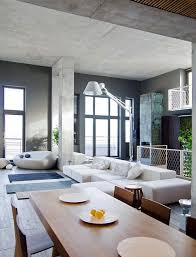 Grey modern industrial style apartment interiors made plush with stylish sofas, modern lighting concrete and cool, these three grey modern industrial style apartment interiors are filled with edgy. Contemporary Loft In Kiev Stuns With Industrial Design