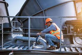 New residential AC unit installation project
