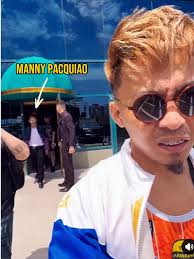 Sinamahan ni SilverVoice si Manny pacquiao at ang kanyang team patungo sa  press conference at final face off kay Mario Barrios!! #PacquiaoBarrios  #katambaytv #boxingfans