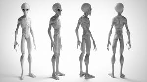 Artstation Grey Alien 3d Model Jack Nesbit Grey Alien Alien Drawings Alien Concept Art