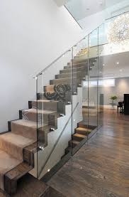 Request a quote more photos . Frameless Glass Staircase Houzz