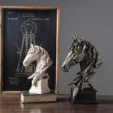 The modern art pushes the boundaries to where innovation can be expressed in the home. Nordic Resin Statue For Decoration Home Decor Statues Horse Sculpture Decoration Modern Art Animal Figurine Home Statues Buy At The Price Of 40 80 In Aliexpress Com Imall Com