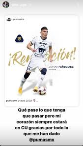 Johan vásquez rating is 71. Pumas Blindo Dos Anos Mas A Johan Vasquez Con Renovacion Hasta 2023 Mediotiempo