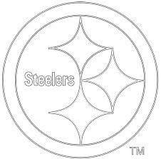 Steelers Coloring 2 Sports Coloring Pages Football Coloring Pages Pittsburgh Steelers Logo