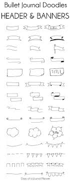Article bykeri houchin | colorful diy and crafts, planners, & holiday fun. Easy Bullet Journal Headers Banners 15 Tutorials Anyone Can Follow