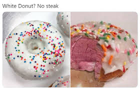 You can even mix the creams for an amazing flavor. White Donut No Steak Tasty S These Are All Cakes Video Know Your Meme