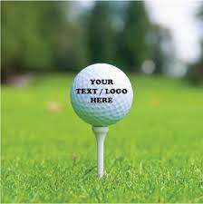 Customized Golf Ball With Your Text Logo Or Image Gift Wedding Engagement Groomsmen Dad Father Company Swag Golf Ball Image Gifts Ball