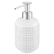 Black bottle of liquid antibacterial soap with dispenser icon isolated on black background. Buy Wash Basin Accessories Set Online Uae Ikea