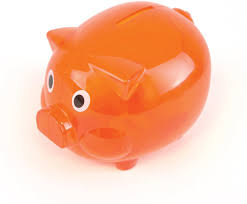 Classic dubble bubble gumball coin bank 4.2 out of 5 stars 4,037. Amazon Com Ebuygb Transparent Plastic Piggy Bank Money Box Orange Home Kitchen