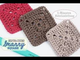Einfaches Granny Square Hakeln Eckig Fur Anfanger Geeignet Youtube Granny Square Hakelanleitung Quadratische Muster Hakeln Quadrate Hakeln