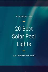 Solar Power Pool Lights Are A Versatile Way To Brighten Up Your Pool Or Backyard Whether It Be Decorating For Solar Deck Lights Solar Pool Lights Pool Lights