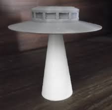 There are many reports of strange beams of light emanating from ufos. 3d Printed Ufo On Light Beam By Mybrainhurts Pinshape