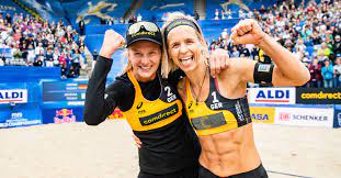 The fédération internationale de volleyball (english: Laura Ludwig S Signed Shirt From The Beach Volleyball World Cup