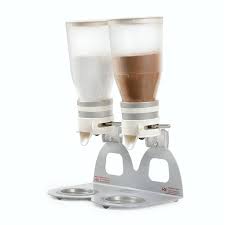 Hds Herman Dispensing Systems Sugar And Dry Coffee Dispenser Double Coffee Service Bakedeco Com