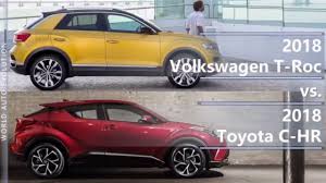 Toyota finally added android auto integration to the rav4's toolbox for 2020 as well. 2018 Volkswagen T Roc Vs 2018 Toyota C Hr Technical Comparison Youtube