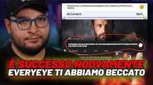 È SUCCESSO NUOVAMENTE, EVERYEYE SEI STATO BECCATO!