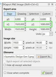 Export Svg To Png In Inkscape Davies Media Design
