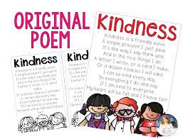Random Acts Of Kindness Promoting Kindness In The Primary Classroom Kindness Lessons Kindness Poem Random Acts Of Kindness
