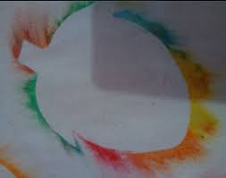 Contoh mewarnai pemandangan bawah laut. Karya Lukisan Tehnik Usap Efek Warna Blur Usap Abur Dunia Belajar Anak