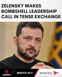 The Ukraine president's comments come days after Donald Trump branded him a  'dictator'. 📌 MORE: 7news.link/3QwKqf2