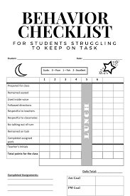 I Created This As A Checklist That Can Be Used By Students To Improve Behavior And Stay On Task Students Car Student Behavior Behaviour Chart Classroom Design