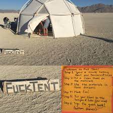 Did anyone else have the pleasure of finding this wonderful oasis at the  Burn? It was on the 10:00 side of the playa. You can see Folly In the  background. If anyone