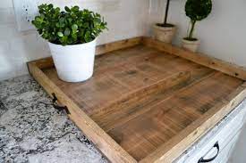With such a wide selection of products for sale, from brands like trademark fine art, style and apply, and safavieh, you're sure to find. Xlg 24x24 Quot Ottoman Tray Reclaimed Wood Coffee Tabler Tray Large Tray Wooden Tray Pallet Tr Coffee Table Wood Coffee Table Tray Wood Coffee Table Tray