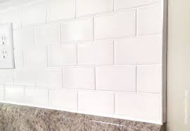 The bright white ice beveled ceramic wall tile is suitable for use on walls but is not suitable for use on floors. How To Install A Kitchen Backsplash The Best And Easiest Tutorial White Subway Tiles Kitchen Backsplash Kitchen Tiles Backsplash Subway Tile Backsplash Kitchen