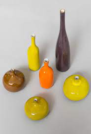 Collection Of Six Ceramics By Jacques Dani Ruelland Circa 1960 1stdibs Com Ceramics Vintage Ceramic Dining And Entertaining