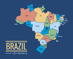 Brazil from mapcarta, the open map. Brazil Map Illustration Vector Download