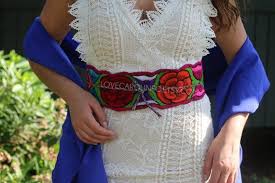 Wedding Belt Sash Bridal Belt Mexican Wedding Bridal Accessories Wedding Sash Floral Embroidered Mexican Belt Embroidery Bridal Sash Boho Wedding Sash Belt Wedding Belts Bridal Sash