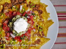 Nachos Au Boeuf Et Salsa Mexicaine Cuisine Mexicaine Recette Avec Viande Hachee Salsa Mexicaine