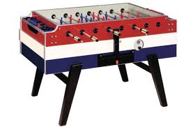 Here, the foosball table dimensions are: Garlando Deluxe Soccer Table Commercial Coin Operated