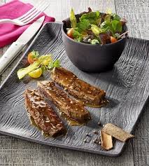 Recette Lanieres De Bœuf A La Plancha Laquees Au Miel Mesclun Aux Herbes Charal Recette Recettes De Cuisine Recette Plancha Cuisine