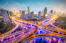 In china steigern die firmen und die regierung das engagement im bereich des autonomen fahrens. Shanghai China Luftaufnahme Uber Autobahnen Lizenzfreie Fotos Bilder Und Stock Fotografie Image 30147149