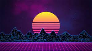 Woman face in moon and neon lion hd vaporwave. Retrowave Neon 80 S Background 4k By Rafael De Jongh Vaporwave Wallpaper Desktop Wallpaper Art Art Collage Wall