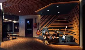 Lower level has 3 offices and 2 very large open areas. Want To Win A Grammy One Day These Apartments Come With Music Studios Mansion Global