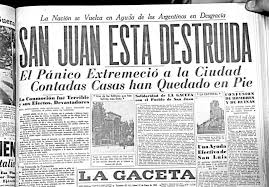 Antes, durante y después de un sismo. El Terremoto De San Juan Recordo Al De 1944 La Gaceta Tucuman