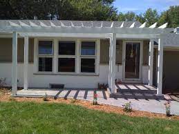 Enclosed Front Porch Designs For Houses Inspirational A Customer Was Looking To Add Some Interest To T Porch With Pergola House Front Porch Front Porch Pergola