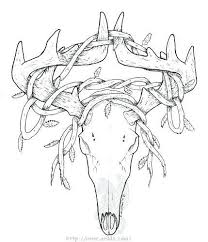 I can't wait to see them! Deer Skull Coloring Pages Novocom Top