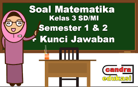 Demikian soal pembahasan dan kunci jawaban pas matematika wajib dan peminatan kelas 11 xi sma mipa ips semester 1 kurikulum 2013. Soal Matematika Kelas 3 Sd Semester 1 Dan 2 Kurikulum 2013 Beserta Kunci Jawaban Contoh Materi Pendidikan