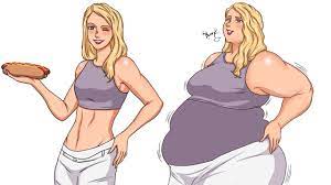 Female weight gain comic
