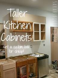 Everyone is looking to make their kitchen a statement, as it is the hub of the home. Making Kitchen Cabinets Taller Sarah S Big Idea
