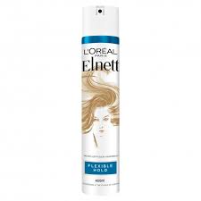 L'oreal paris elnett satin is a legendary hair spray, known as the gold standard for red carpet this unscented hair spray has an ultra fine mist that leaves hair feeling clean with a light weight, soft. L Oreal Elnett Flexible Hold Hairspray 400 Ml Inci Beauty