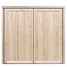 Your garage door is a large surface usually toward the front of your home. Pine Garage Door Side Hinged The Brentwood